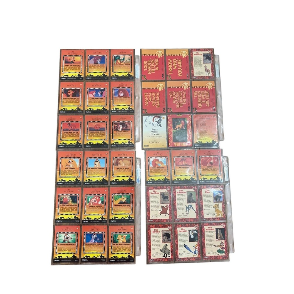 The Lion King Series II SkyBox Trading Cards Vintage 1994 Ungraded Lot - Picture 3 of 7